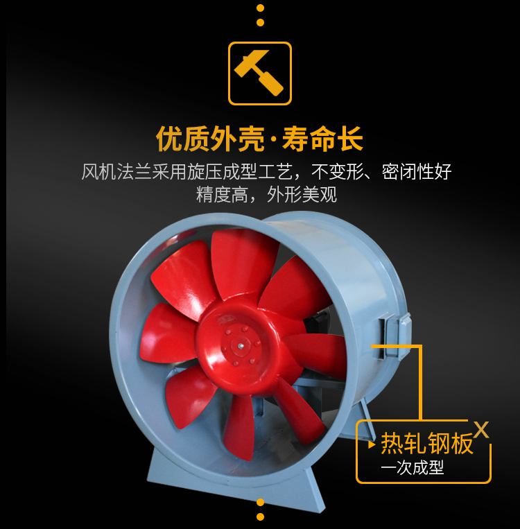 HTF消防排煙風機 耐高溫消防風機