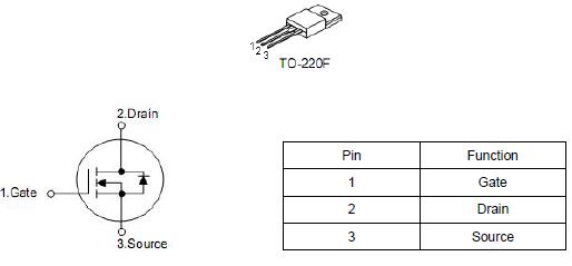 10n60 9.5A/600V場效應管參數PDF中文資料-半導體原廠-KIA MOS管