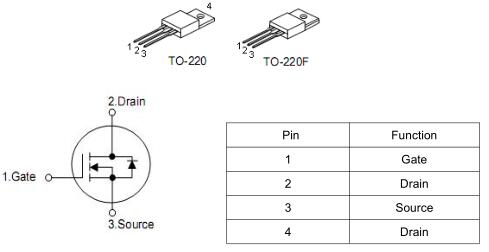 MOS管,KNP6140A,10A/400V