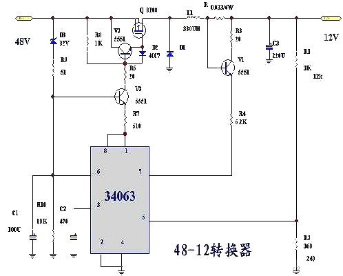 簡單直流降壓電路圖