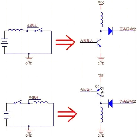 直流升壓電路圖全集講解-電感式的直流升壓電路詳解-KIA MOS管