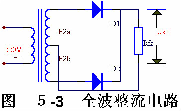 電子電路圖，整流二極管的作用,整流電路