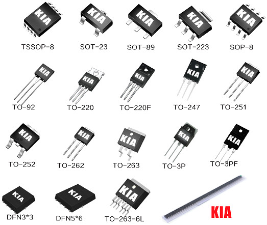 MOS管逆變器領域 IRF840替代KNF6450A規格書 參數等詳情-KIA MOS管