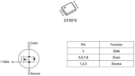 MOS管 KNX4850S 8A/500V規格書 原廠正品 廠家直銷-KIA MOS管