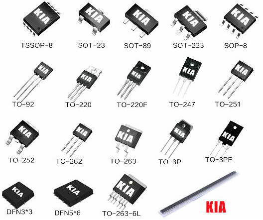 600V-650V MOS管型號選型表及MOS管原廠品牌供應商-KIA MOS管