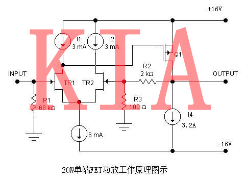 場(chǎng)效應(yīng)管，功放電路