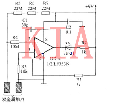 觸摸開關 電路圖