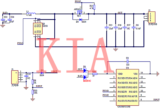 移動電源系統中MOS管和肖特基二極管怎么選？-KIA MOS管