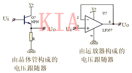 運放電壓跟隨器 電路