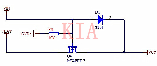 MOS管應用-雙電源自動切換電路分析-KIA MOS管