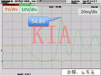 測量MOSFET尖峰電壓