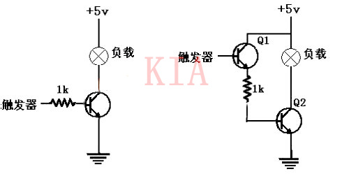 三極管開關(guān)應用及開關(guān)電路圖分析-KIA MOS管