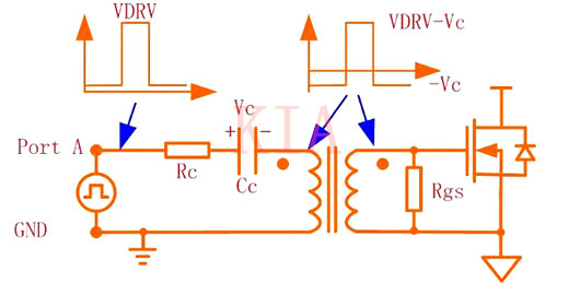 單端變壓器耦合MOS管驅(qū)動(dòng)電路分析-KIA MOS管