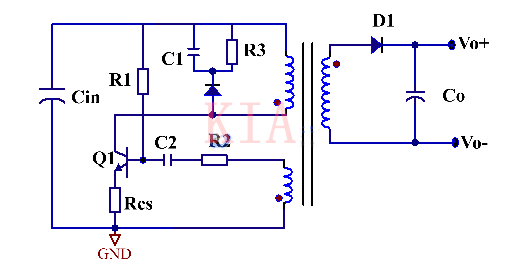 自激式開關電源特點、工作方式分析-KIA MOS管