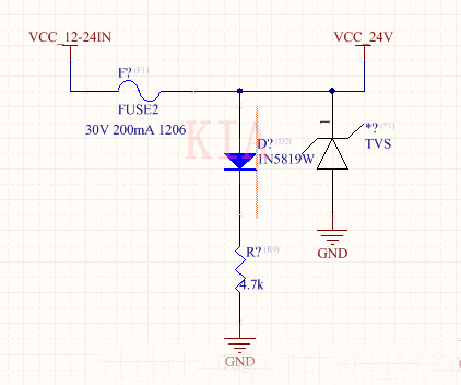 MOS管 二極管 反接保護電路