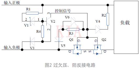 過欠壓、防反接電路