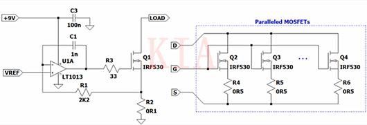 MOSFET 運算放大器 電流負載