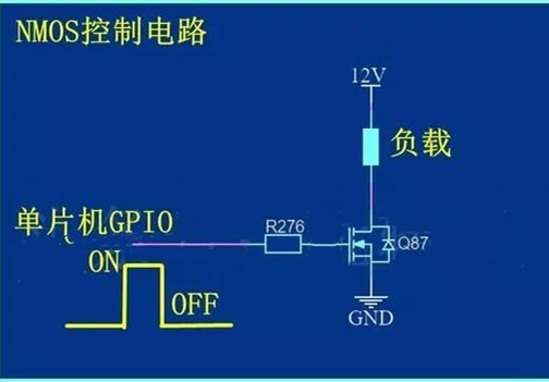 單片機(jī) 驅(qū)動(dòng) MOS管