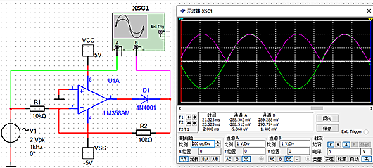 運(yùn)放 整流電路 理想二極管