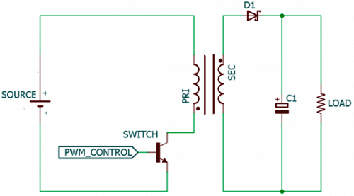 開關穩壓器-反激轉換器電路圖及工作原理-KIA MOS管