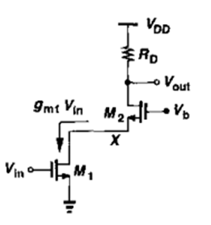 共源共柵級的小信號增益、放大過程-KIA MOS管