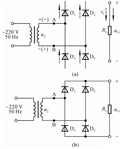 單相橋式整流電路圖、工作原理分析-KIA MOS管