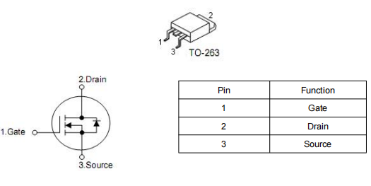 鋰電池保護板MOS管KCB3010A 100V120A 4.0mΩ熱銷-KIA MOS管