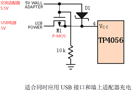 自動切換 電池 USB 供電