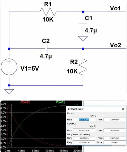 RC復位電路圖,RC復位電路設計-KIA MOS管