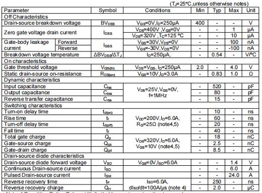 kia730h代換irf730場效應(yīng)管