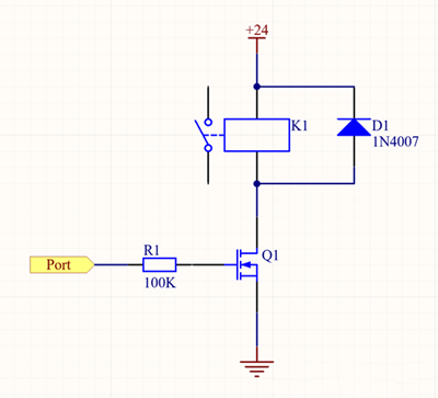 MOS管驅動直流電機