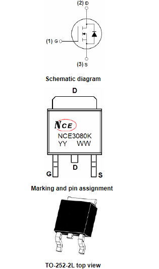 nce3080k場效應管參數,nce3080k代換,保護板熱銷KNX3403A-KIA MOS管