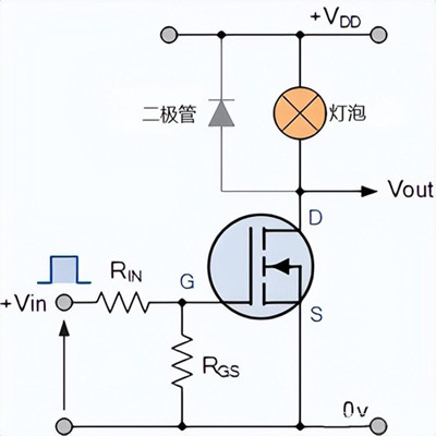 場效應管開關電路,電路設計圖文分享-KIA MOS管