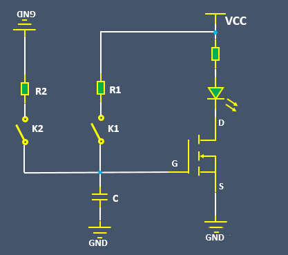 mos管調光電路,led調光電路