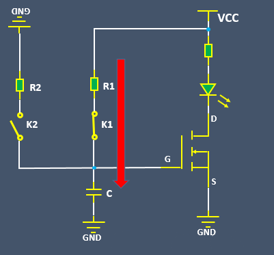 mos管調光電路,led調光電路