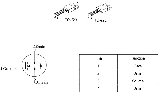 ?充電模塊,?500v 13a mos管,?KNX6450A場效應管參數-KIA MOS管