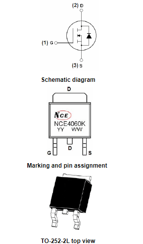 NCE4060K,NCE4060參數(shù)代換,KND3504A場(chǎng)效應(yīng)管-KIA MOS管