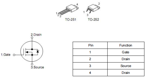 4820場效應管參數引腳圖,200V 9A,KNX4820B中文資料-KIA MOS管