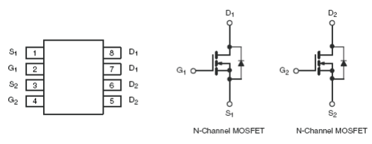 9926mos管,9926場(chǎng)效應(yīng)管