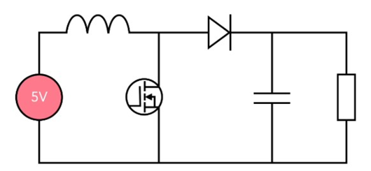 開關升壓電路圖,開關升壓電路原理-KIA MOS管