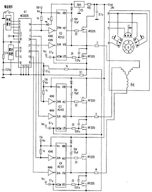 電動車控制器電路