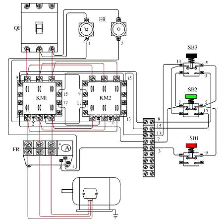 電動機正反轉,接線圖