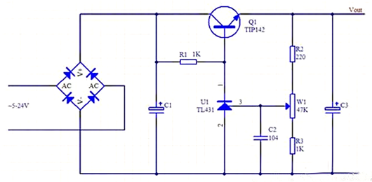 可調穩壓電路