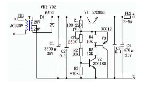 可調穩壓電路