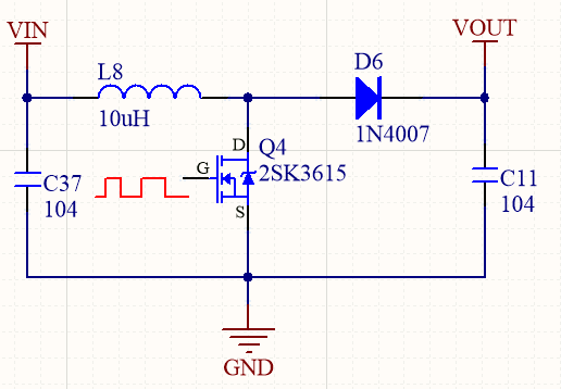 boost電路,二極管,作用