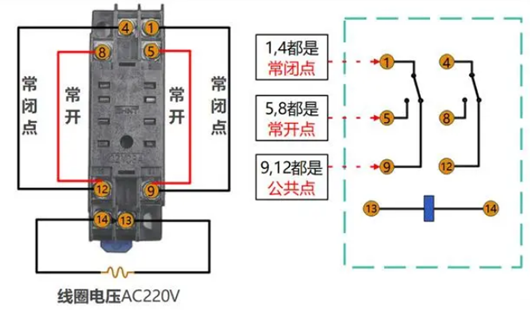 中間繼電器接線圖,中間繼電器的原理作用-KIA MOS管