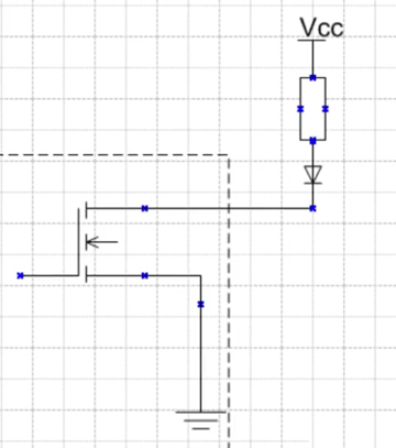 開漏輸出詳解,開漏輸出電路,電路原理圖-KIA MOS管