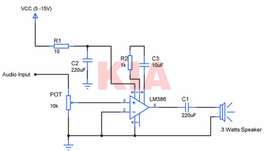 lm386功放,lm386音頻