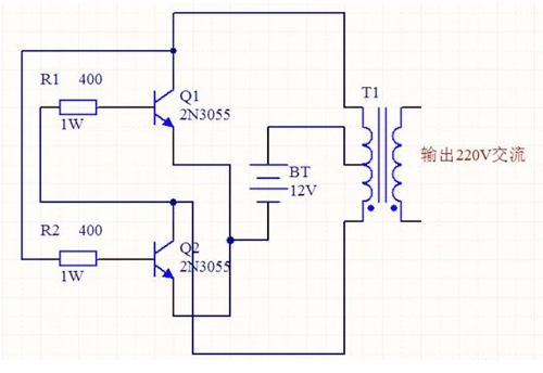 12v轉220v逆變器電路,逆變器原理圖-KIA MOS管