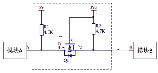 mos管電平轉換電路